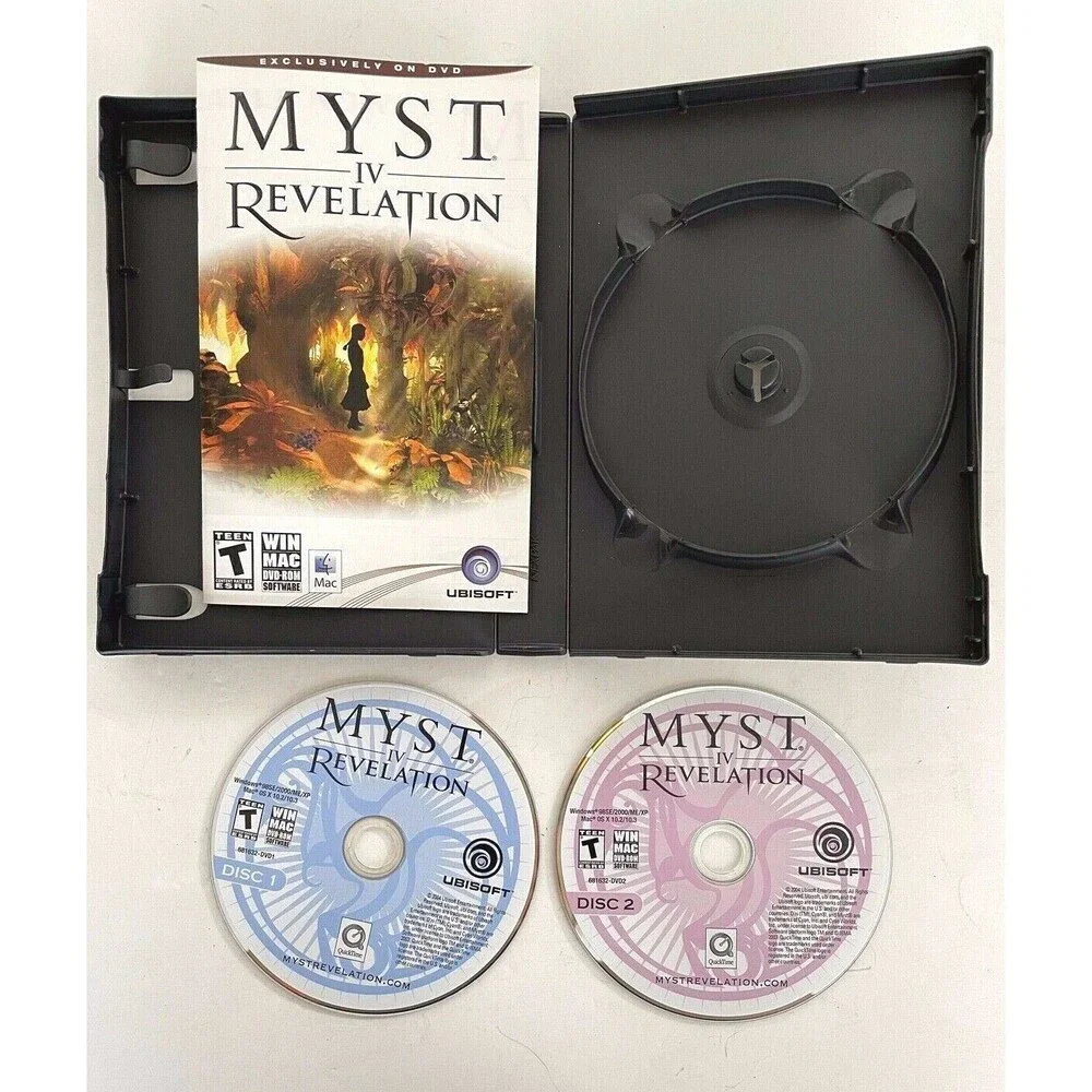 Myst 4 Revelation PC Game Win Mac Ubisoft W/ Manual
